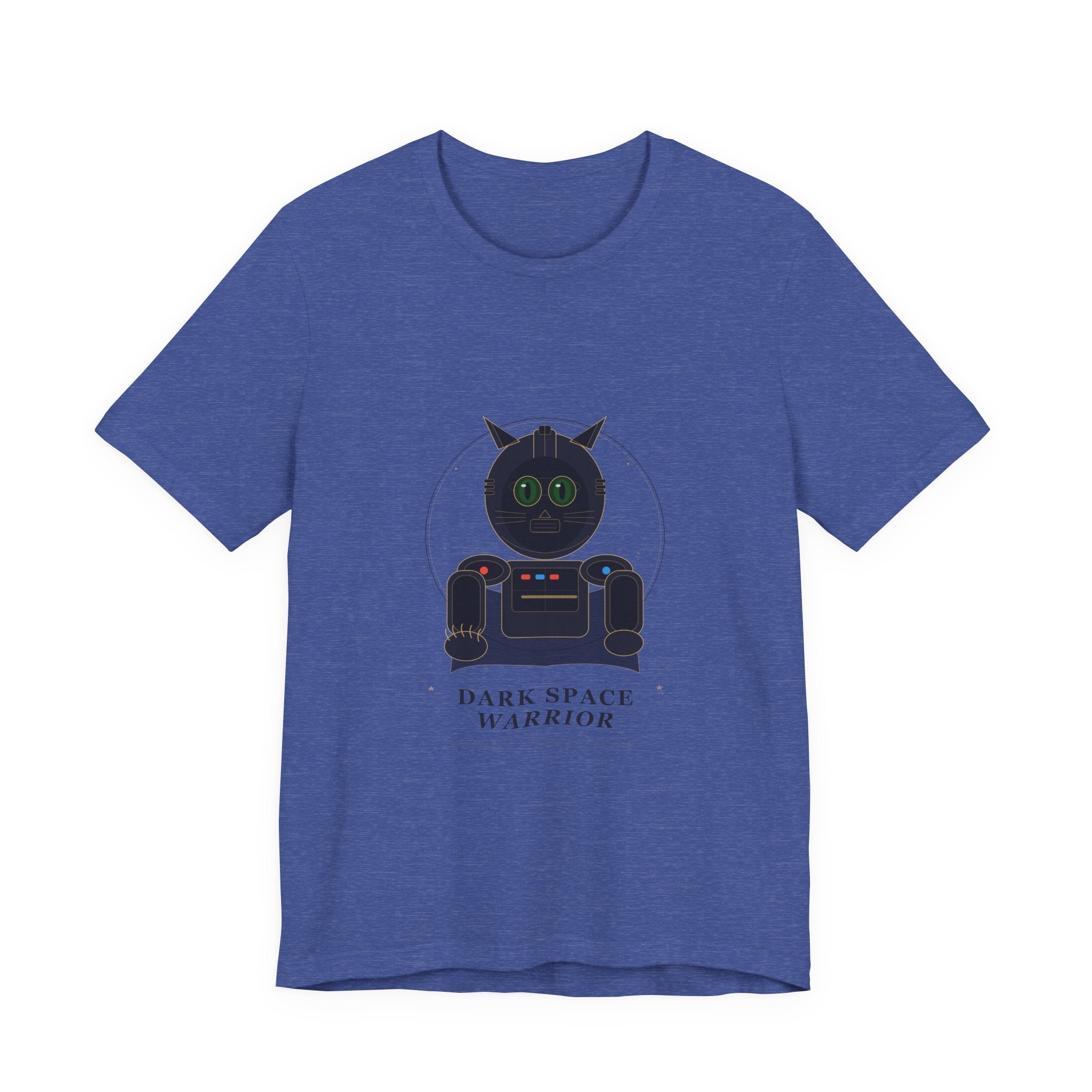 Dark Space Cat Tee — Sci‑Fi Cat Graphic T-Shirt