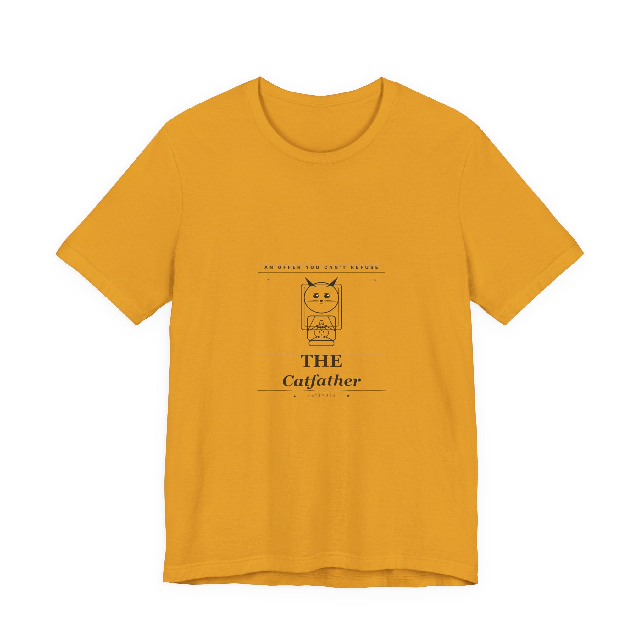 The Catfather T-Shirt — Funny Cat Lover Tee with 'The Catfather' Design