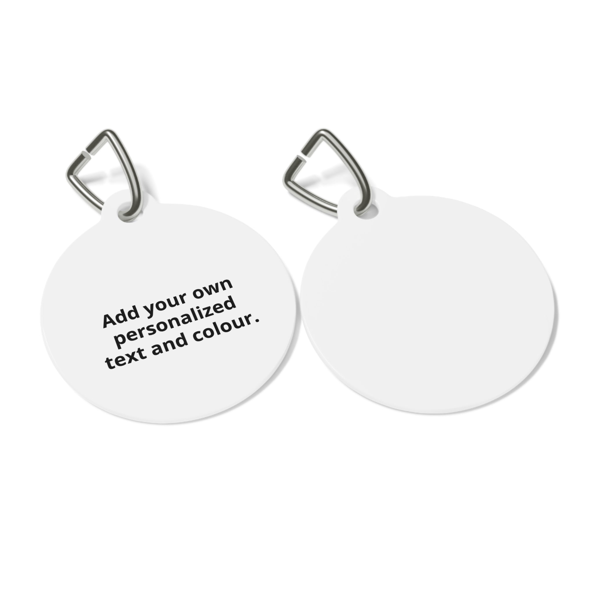 Personalized Pet Tag — Custom Engraved ID Name Tag for Dogs & Cats