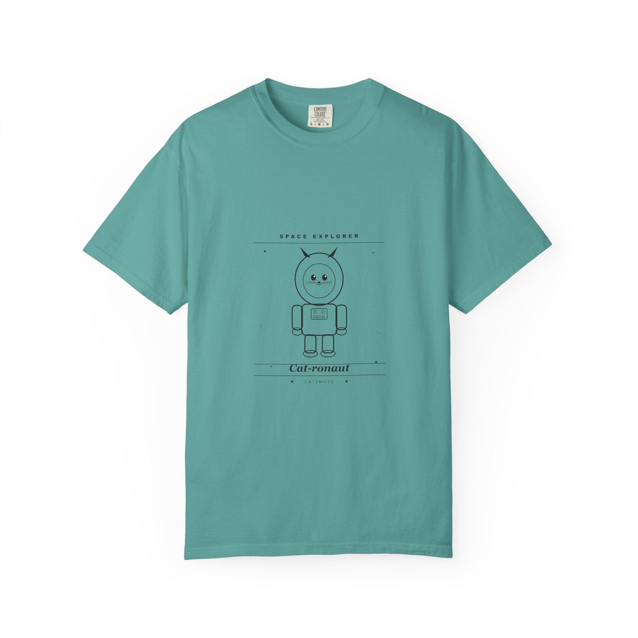 Cat-ronaut T-Shirt — Cute Minimal Robot Cat Illustration
