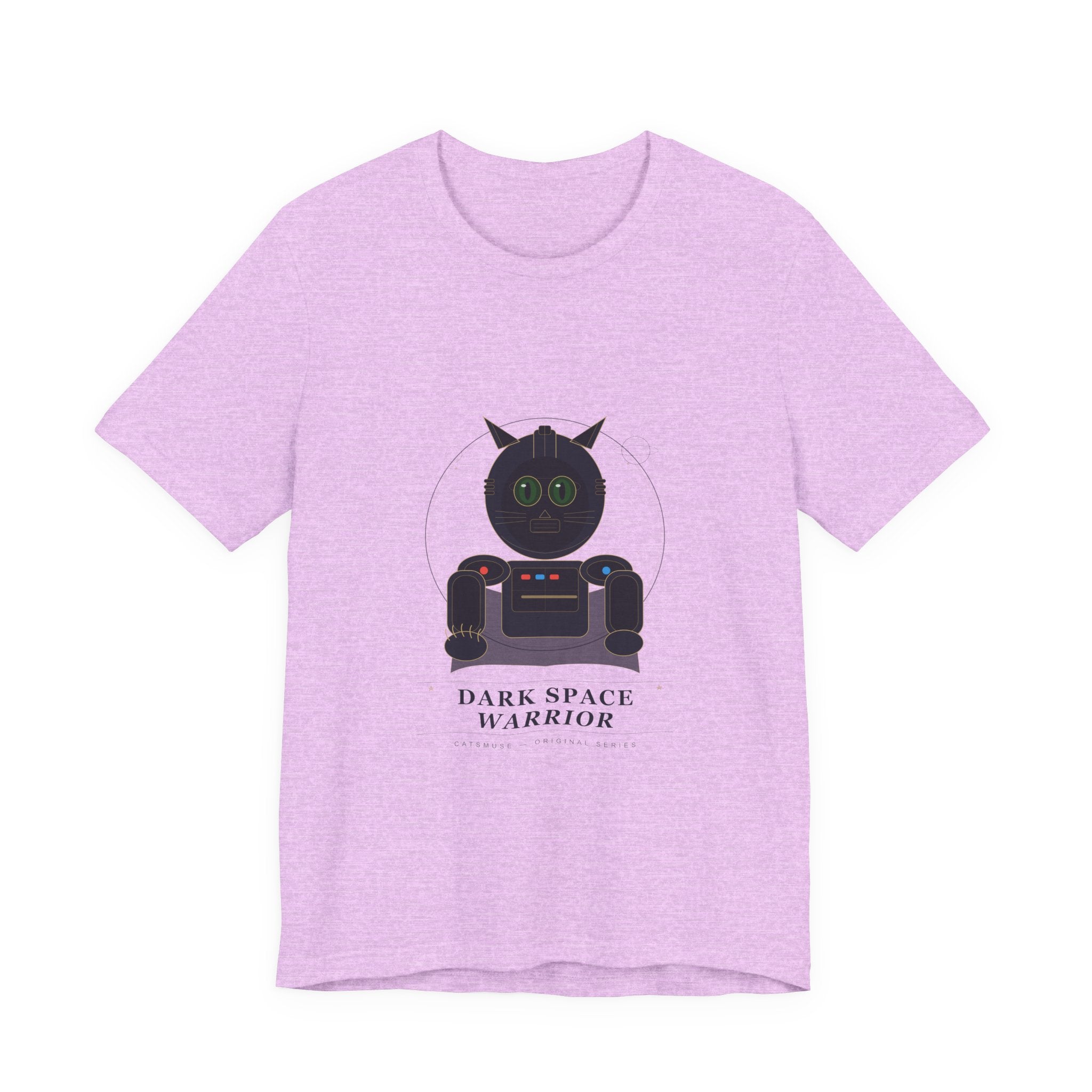 Dark Space Cat Tee — Sci‑Fi Cat Graphic T-Shirt