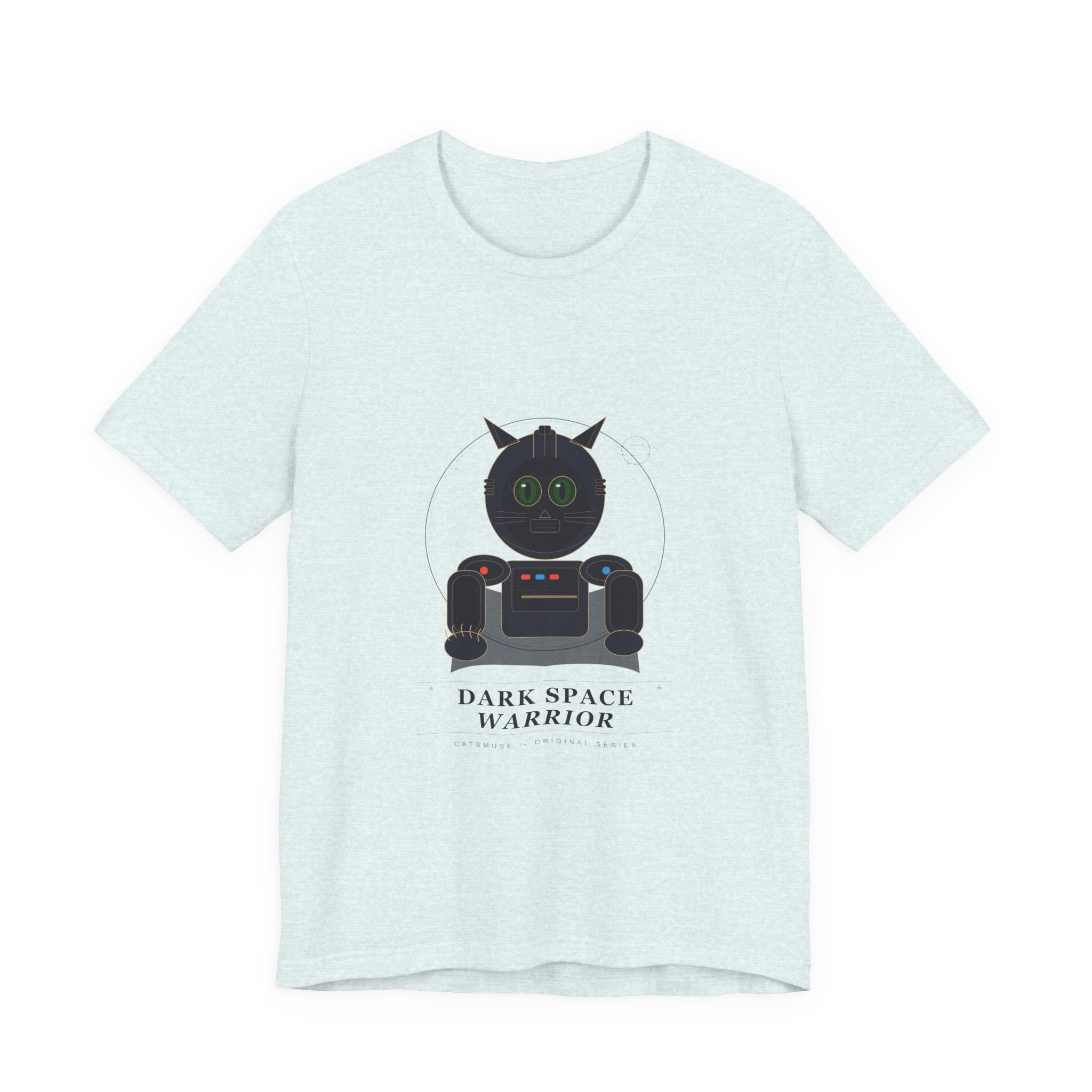 Dark Space Cat Tee — Sci‑Fi Cat Graphic T-Shirt