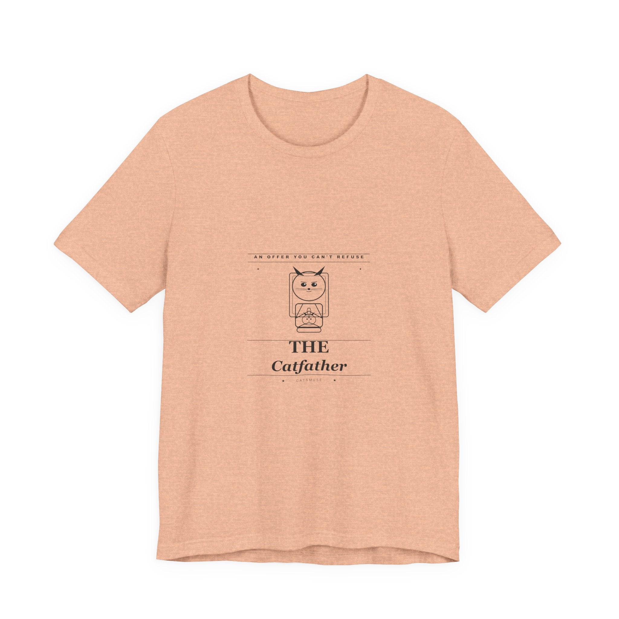 The Catfather T-Shirt — Funny Cat Lover Tee with 'The Catfather' Design