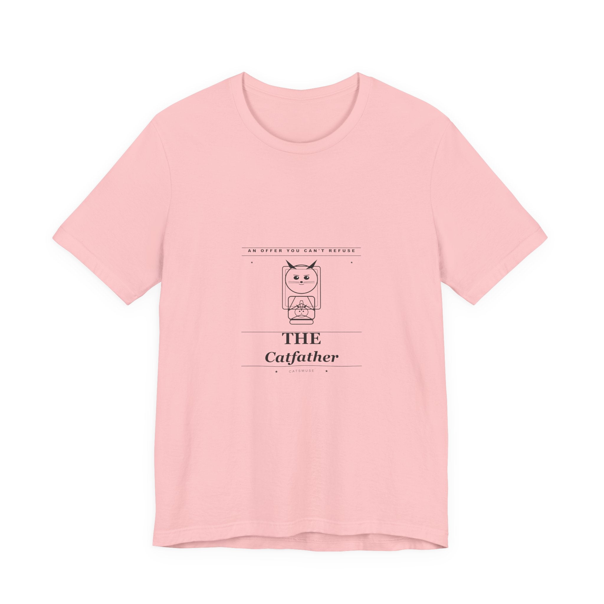 The Catfather T-Shirt — Funny Cat Lover Tee with 'The Catfather' Design