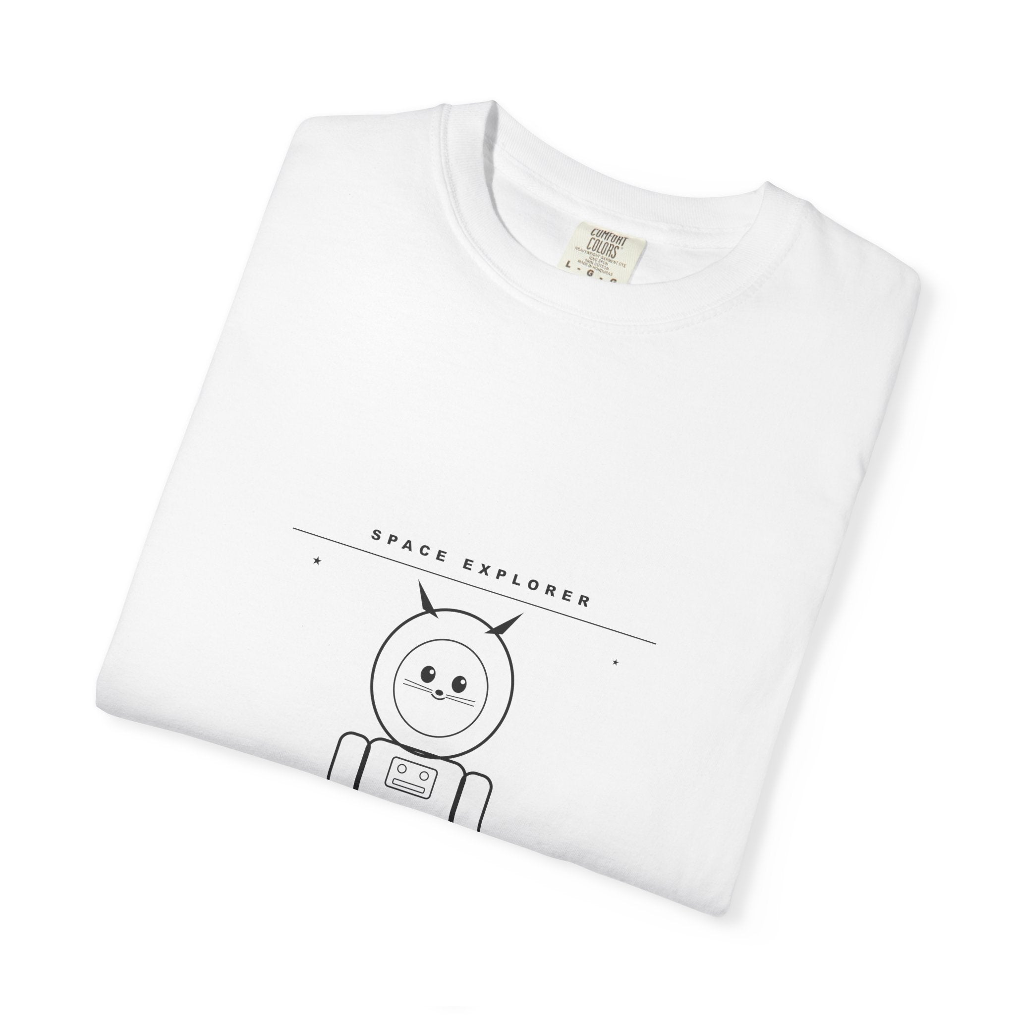 Cat-ronaut T-Shirt — Cute Minimal Robot Cat Illustration
