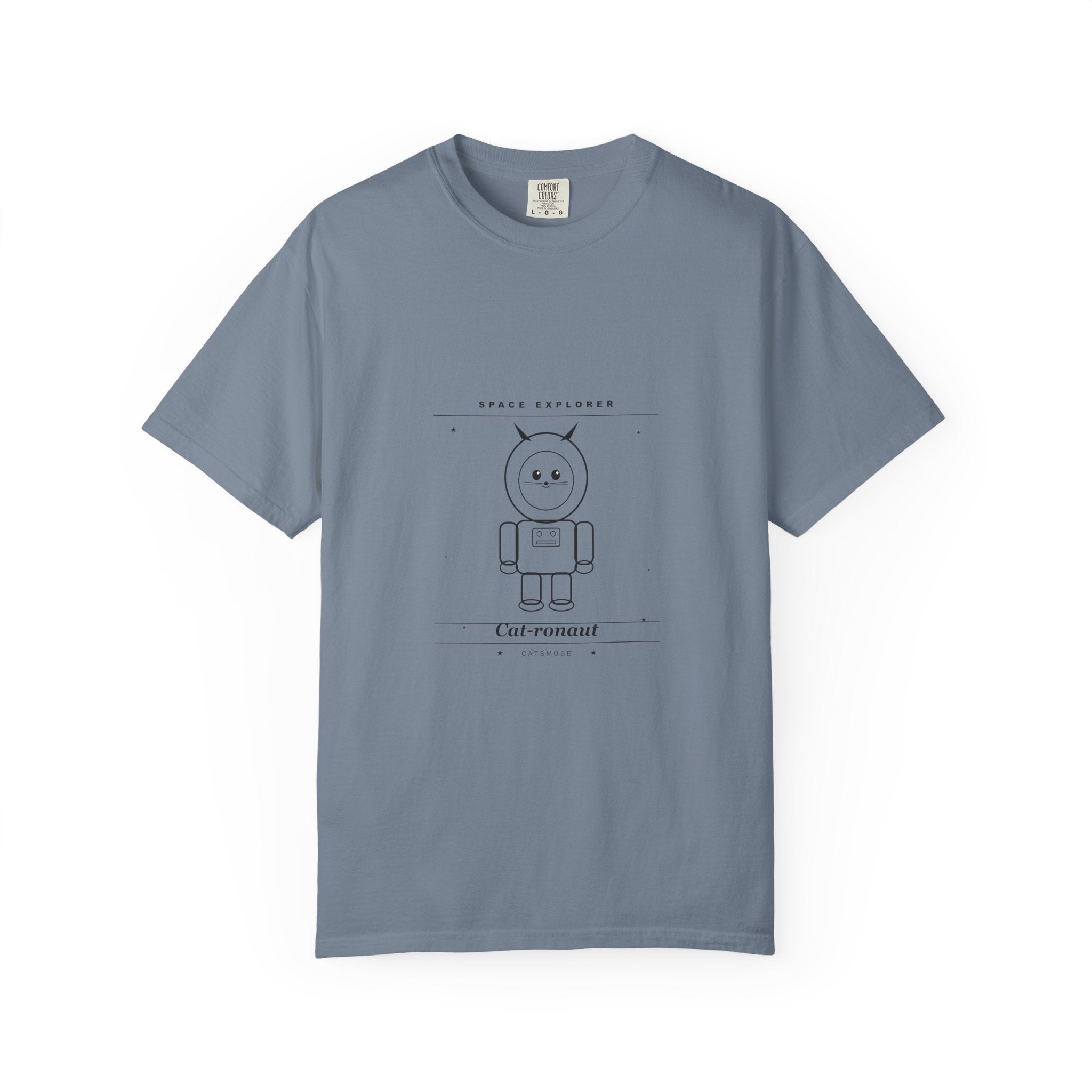 Cat-ronaut T-Shirt — Cute Minimal Robot Cat Illustration
