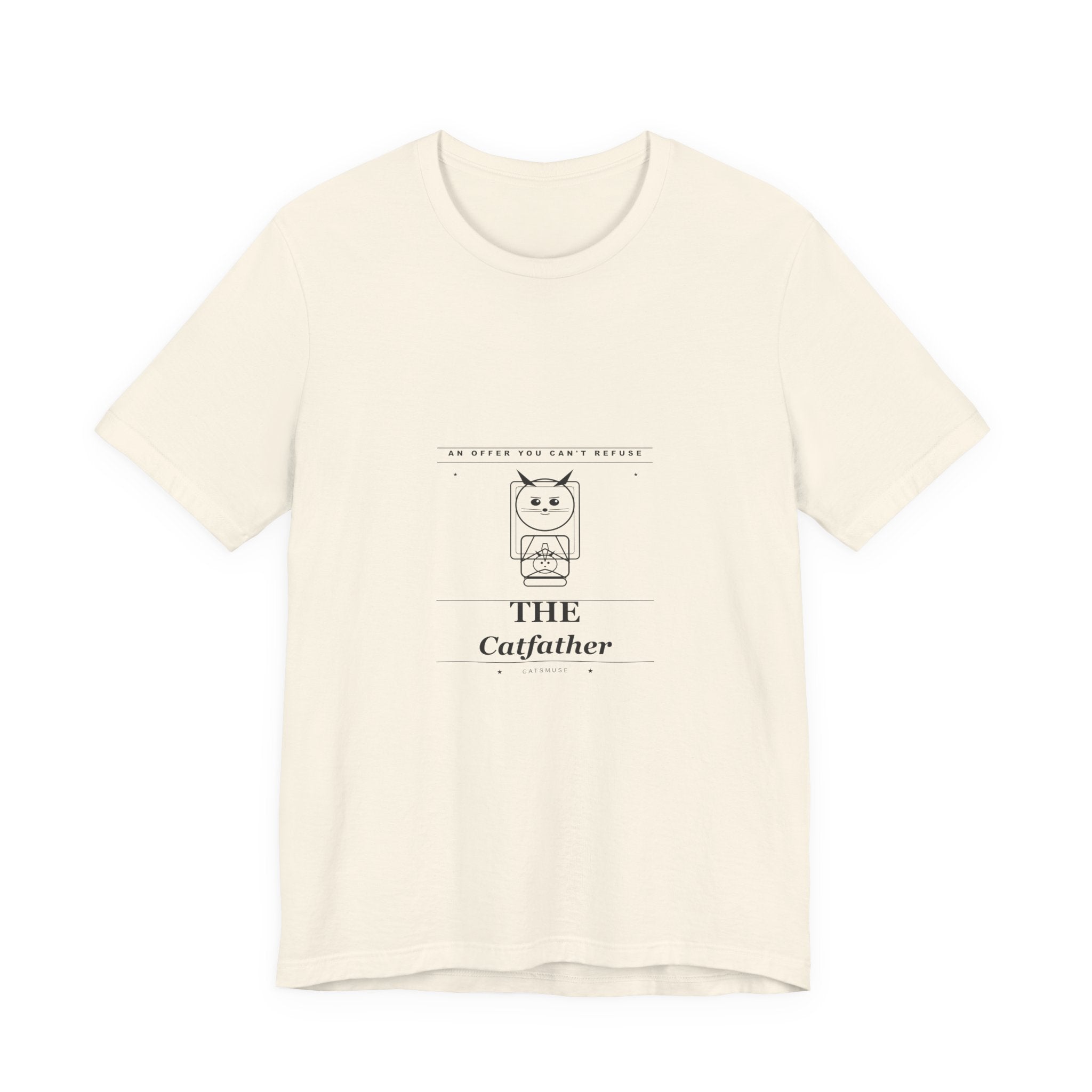 The Catfather T-Shirt — Funny Cat Lover Tee with 'The Catfather' Design