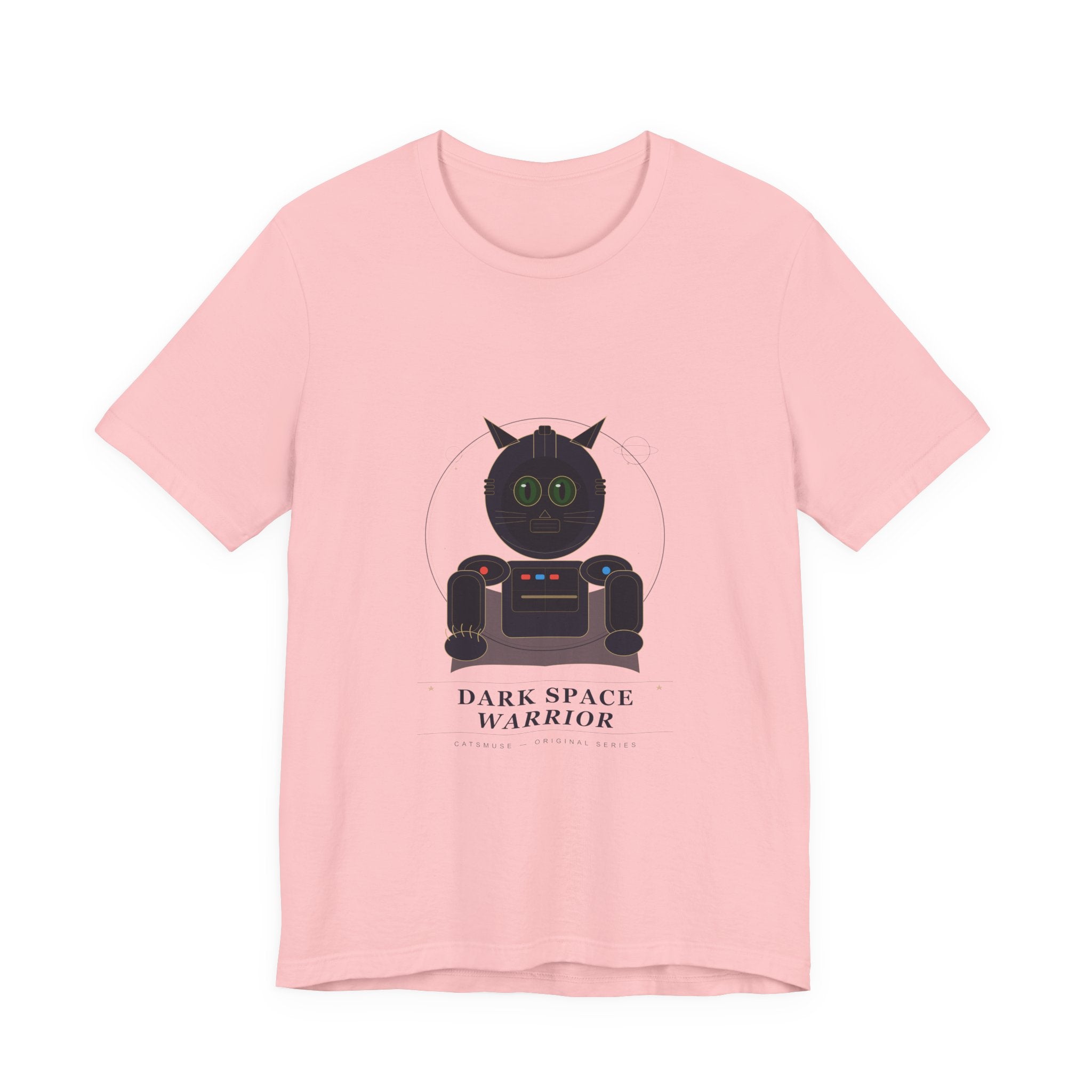 Dark Space Cat Tee — Sci‑Fi Cat Graphic T-Shirt