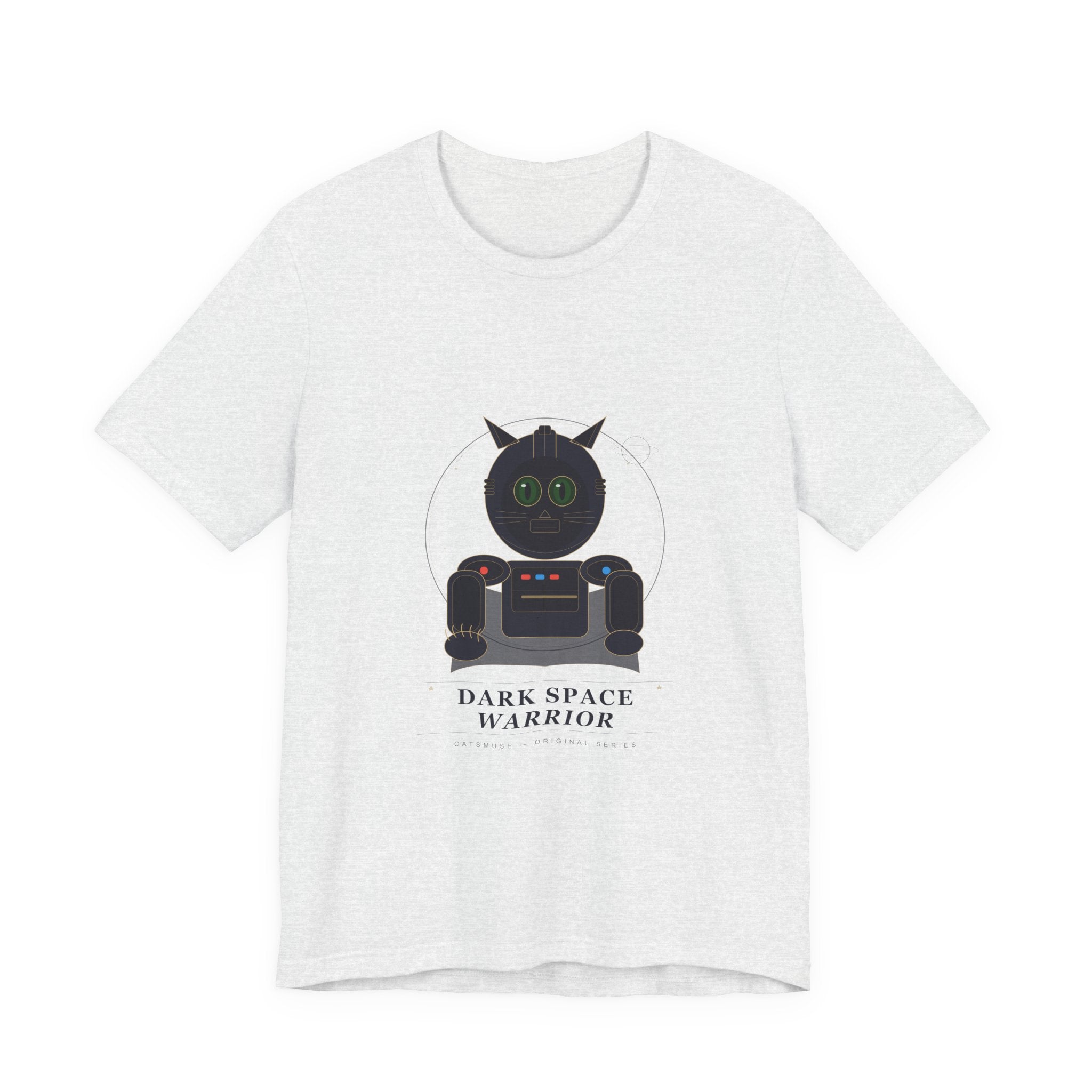 Dark Space Cat Tee — Sci‑Fi Cat Graphic T-Shirt