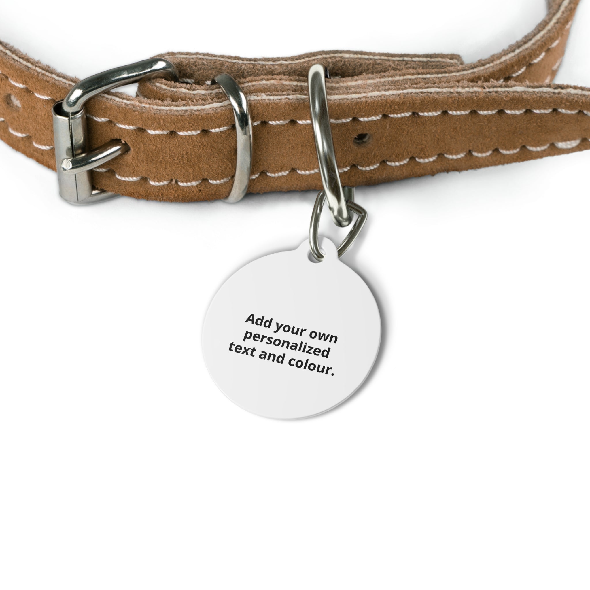 Personalized Pet Tag — Custom Engraved ID Name Tag for Dogs & Cats