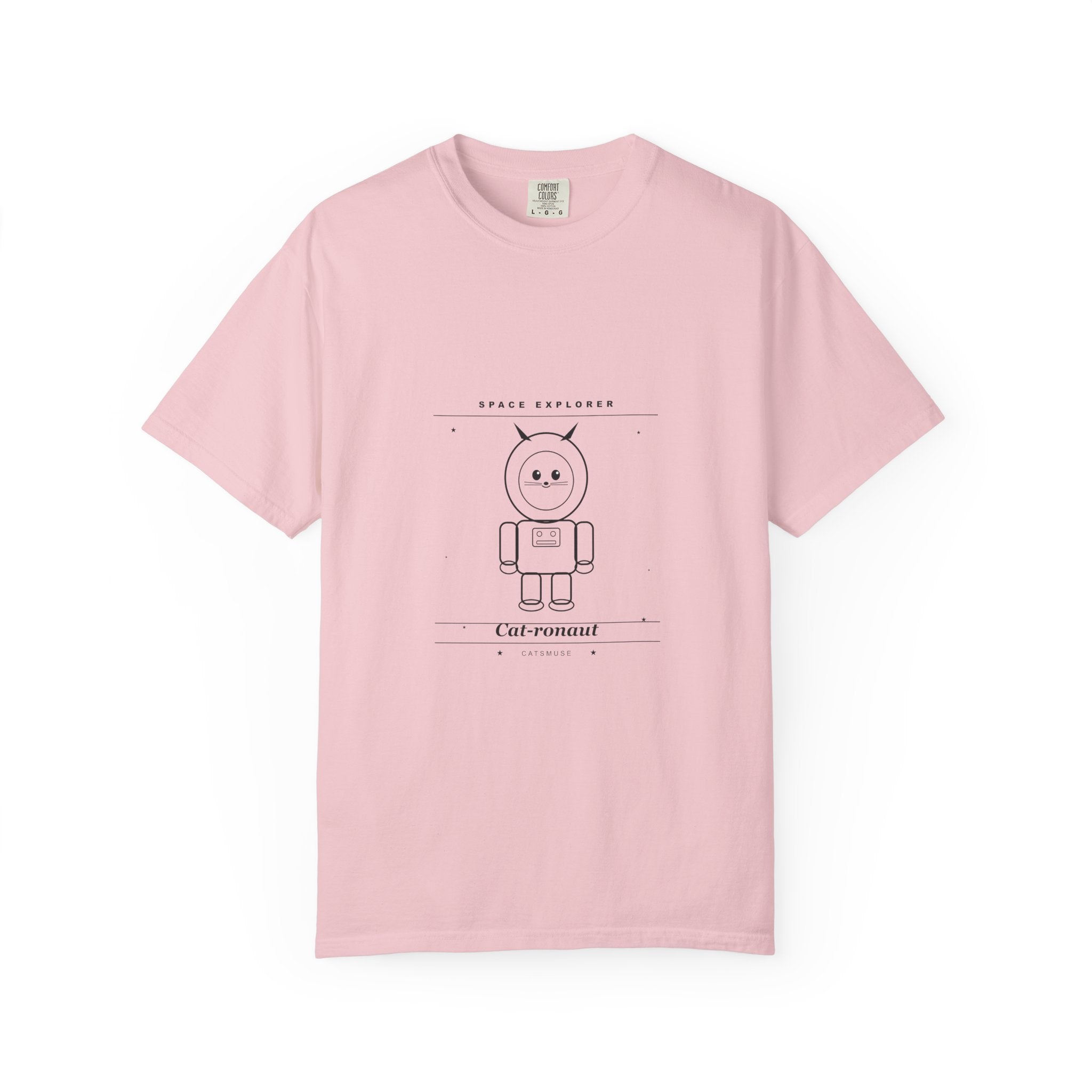 Cat-ronaut T-Shirt — Cute Minimal Robot Cat Illustration