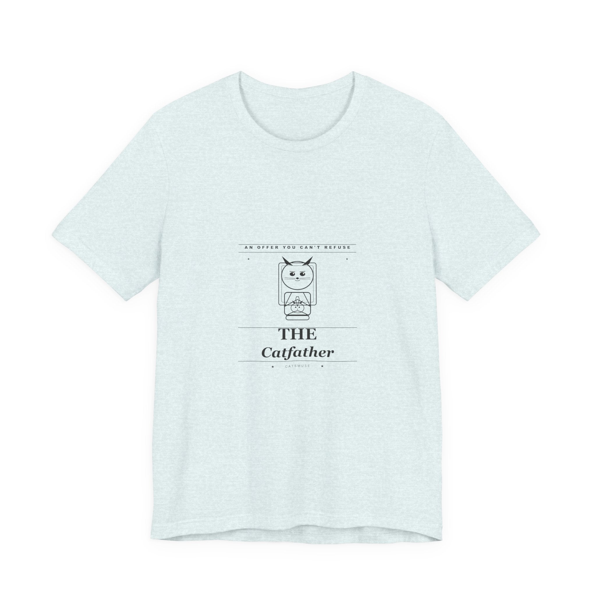 The Catfather T-Shirt — Funny Cat Lover Tee with 'The Catfather' Design