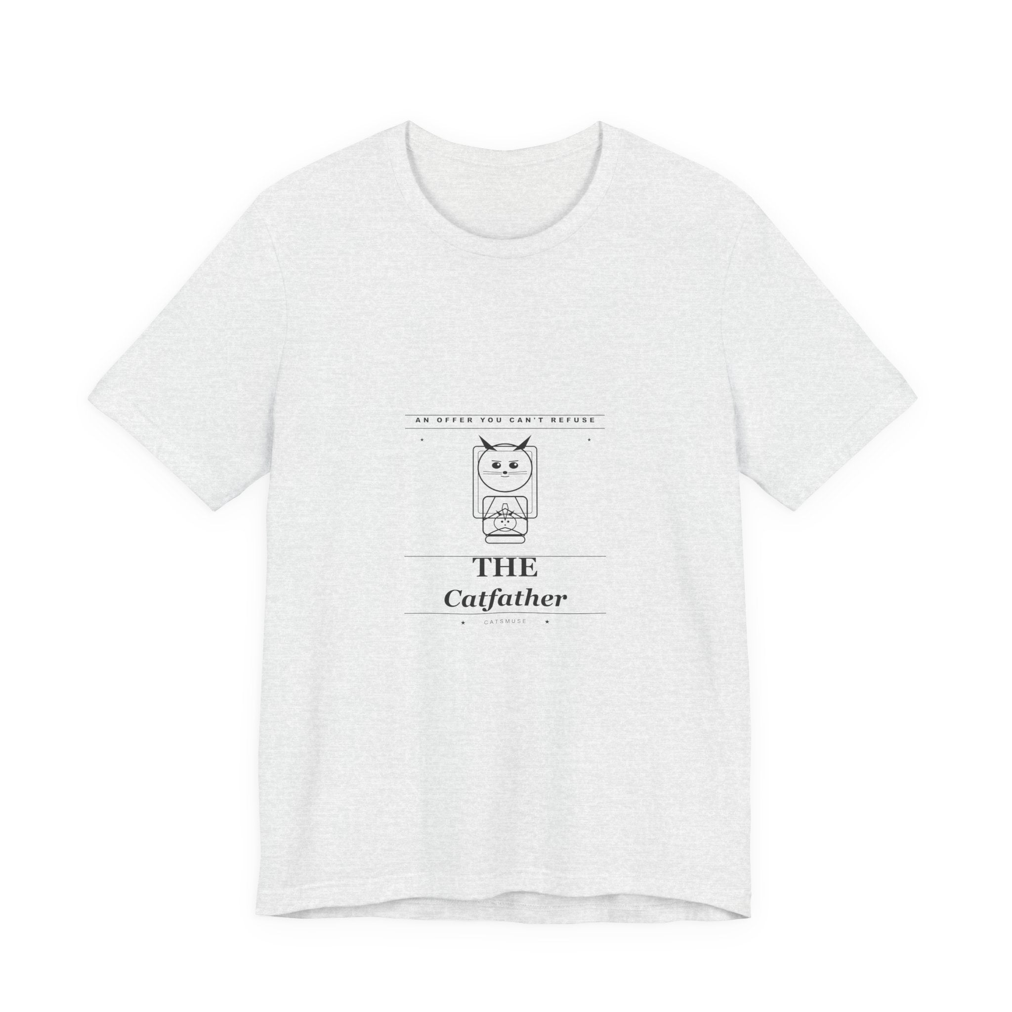 The Catfather T-Shirt — Funny Cat Lover Tee with 'The Catfather' Design