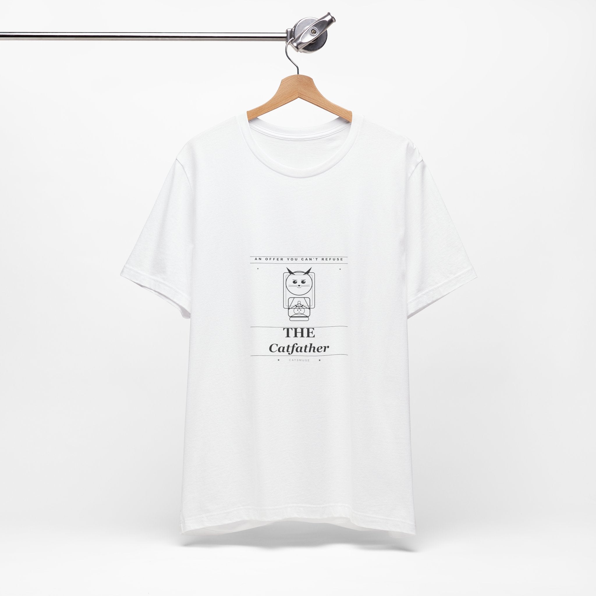 The Catfather T-Shirt — Funny Cat Lover Tee with 'The Catfather' Design