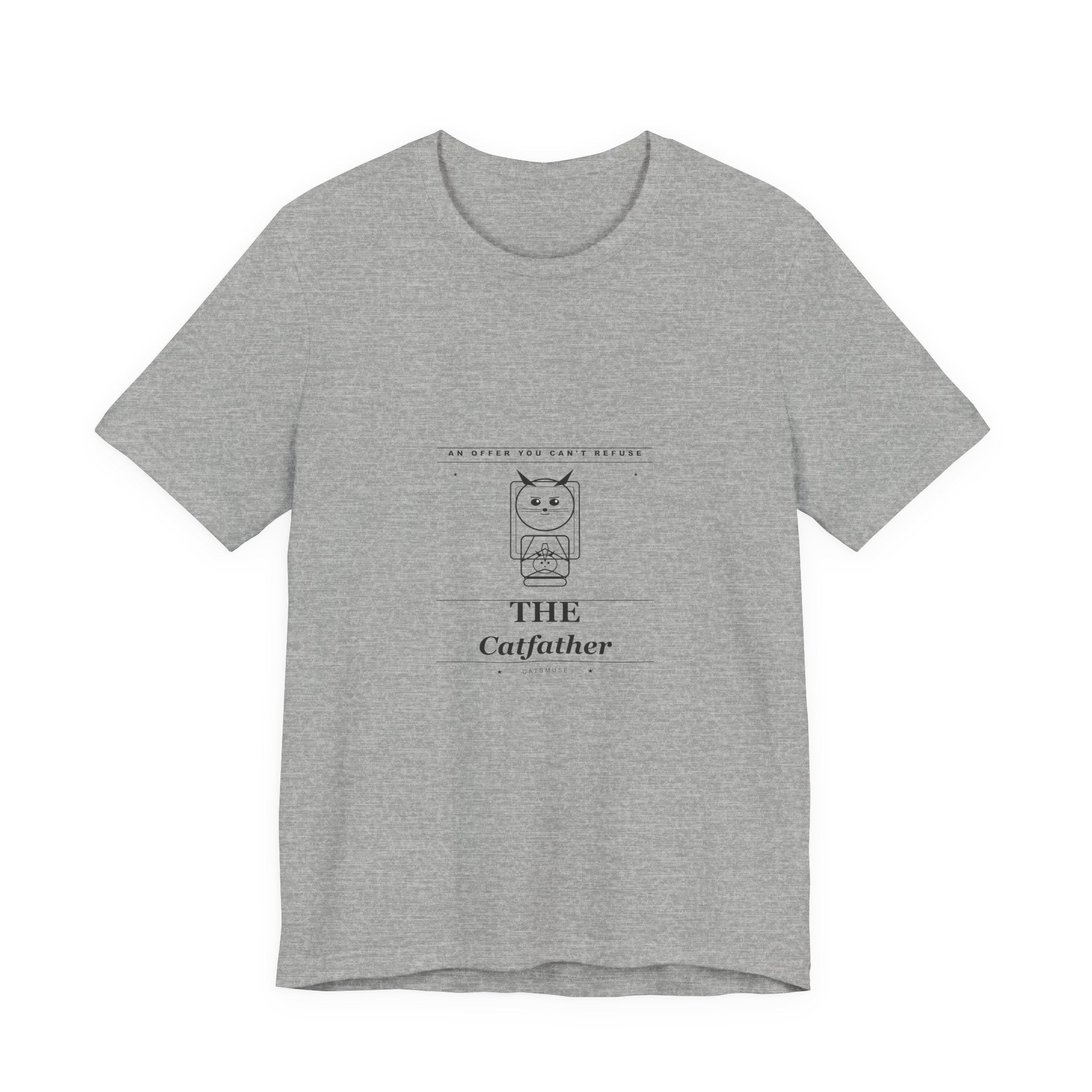 The Catfather T-Shirt — Funny Cat Lover Tee with 'The Catfather' Design