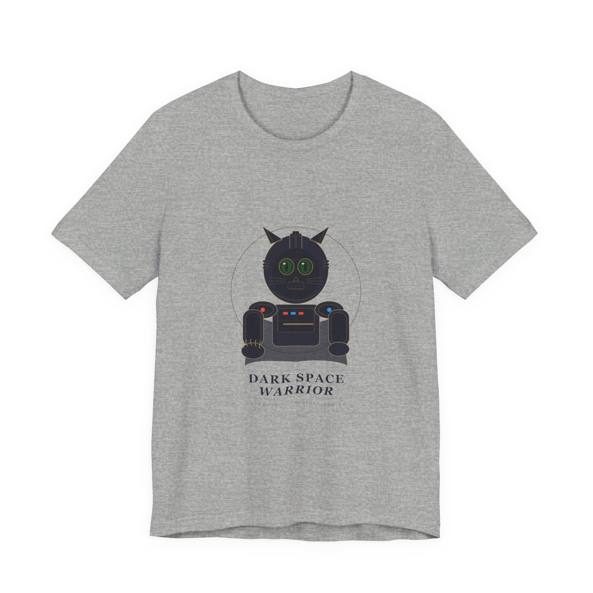 Dark Space Cat Tee — Sci‑Fi Cat Graphic T-Shirt