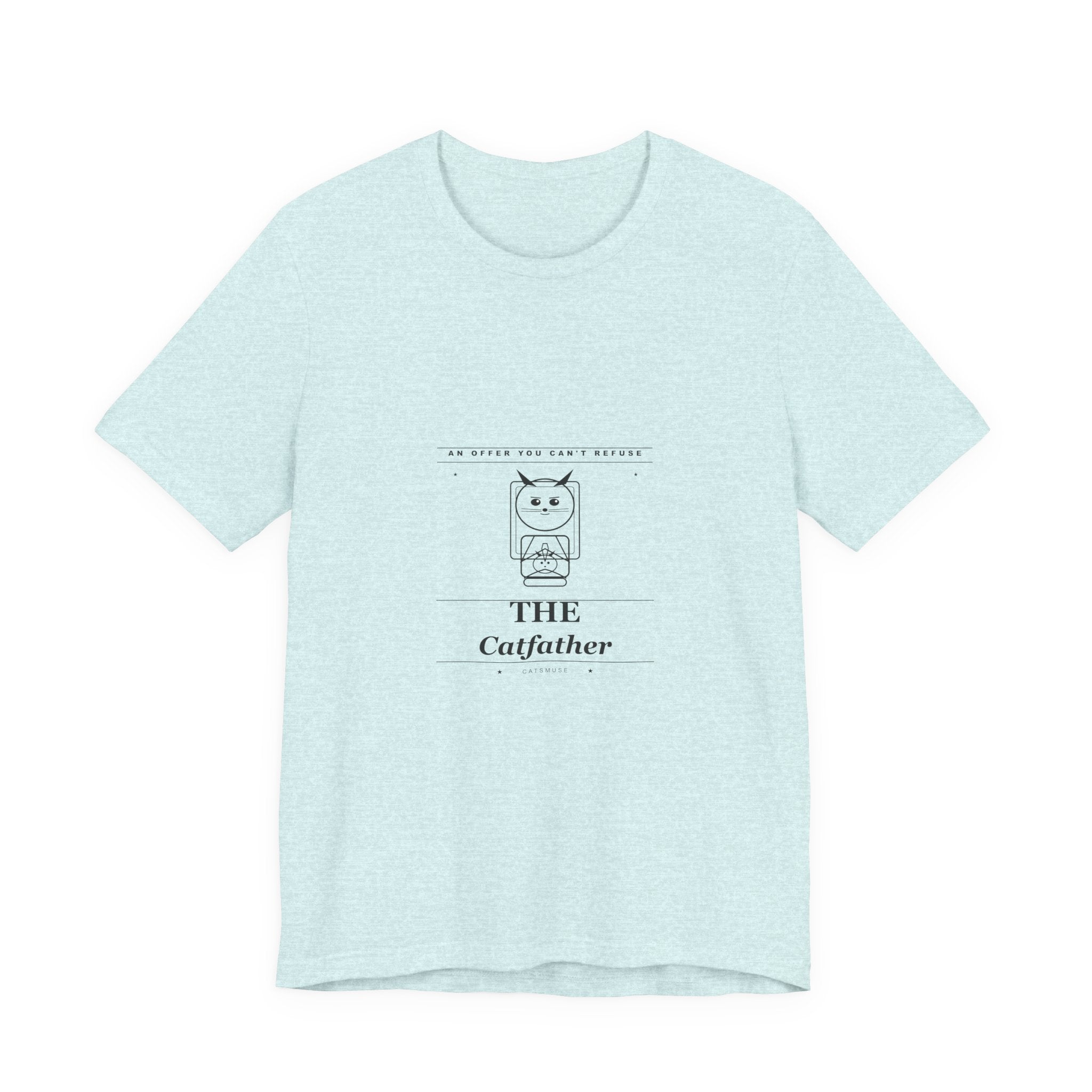 The Catfather T-Shirt — Funny Cat Lover Tee with 'The Catfather' Design