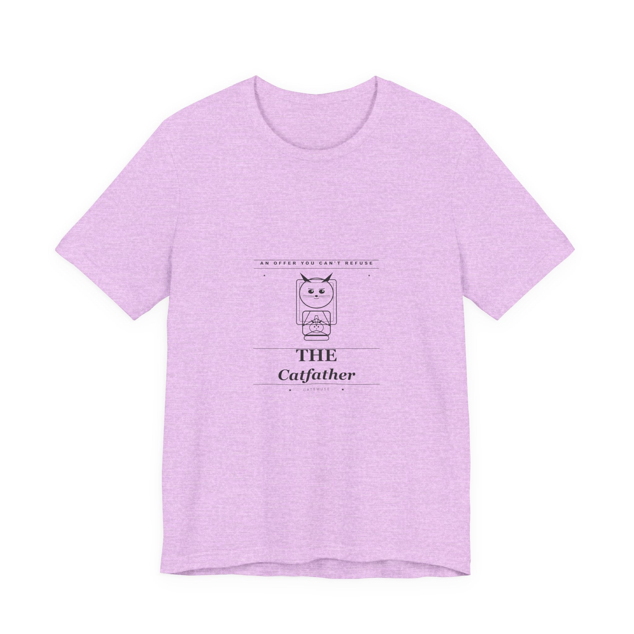 The Catfather T-Shirt — Funny Cat Lover Tee with 'The Catfather' Design