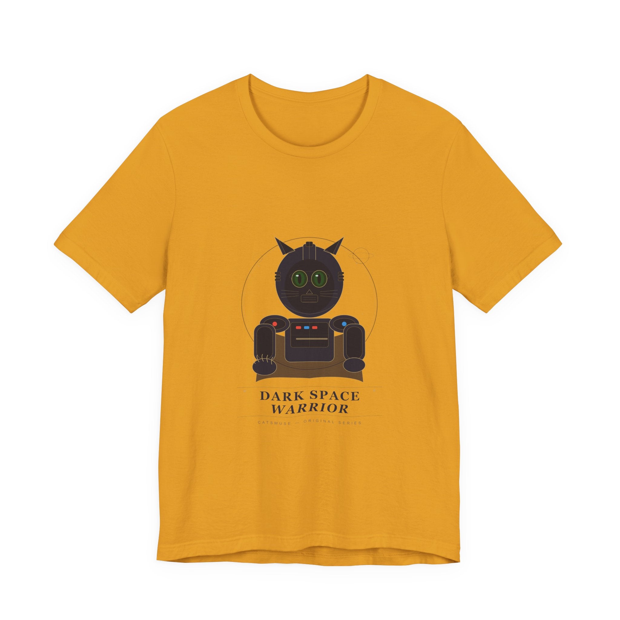 Dark Space Cat Tee — Sci‑Fi Cat Graphic T-Shirt