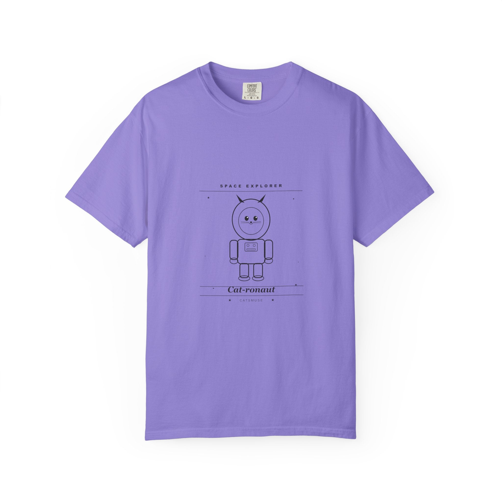 Cat-ronaut T-Shirt — Cute Minimal Robot Cat Illustration
