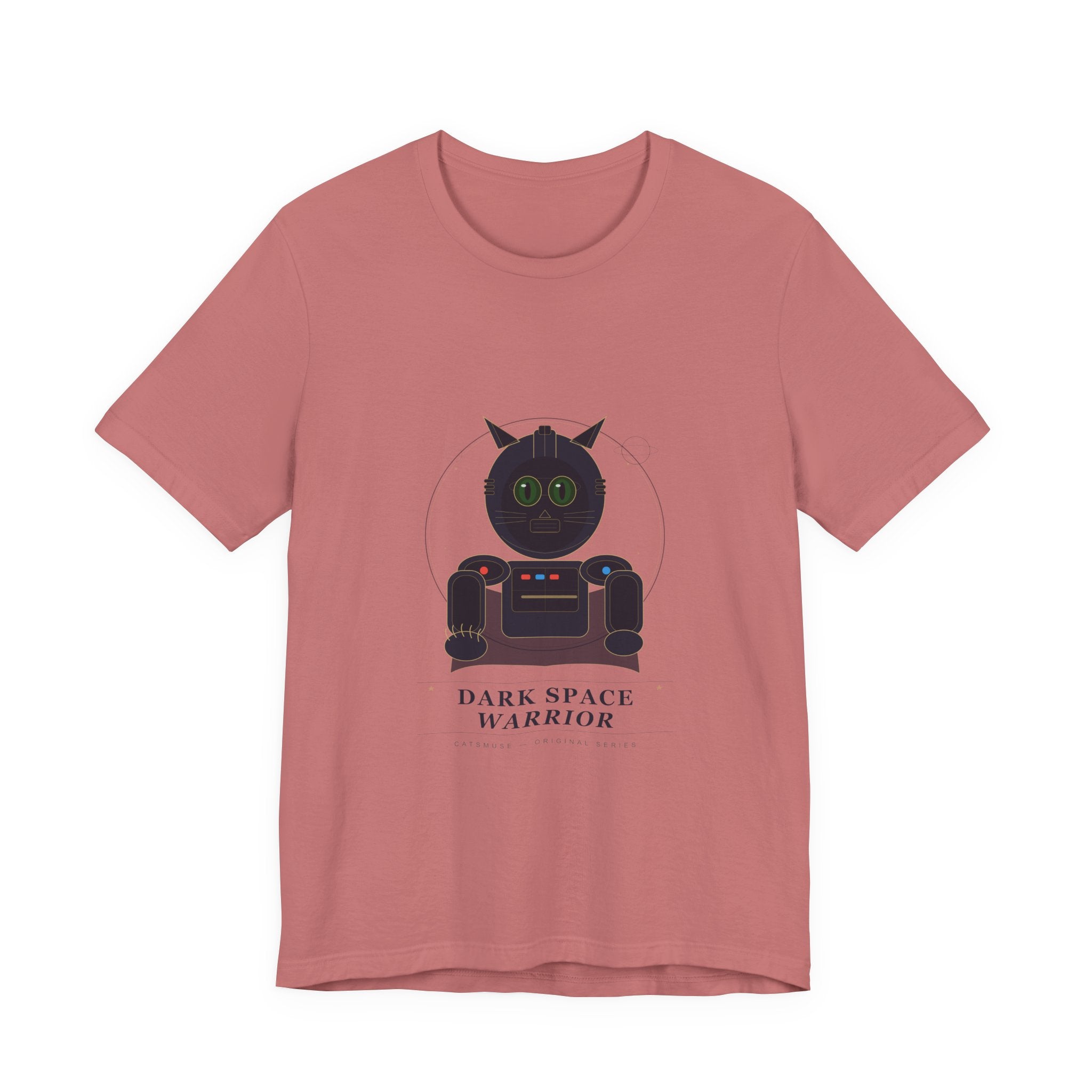 Dark Space Cat Tee — Sci‑Fi Cat Graphic T-Shirt
