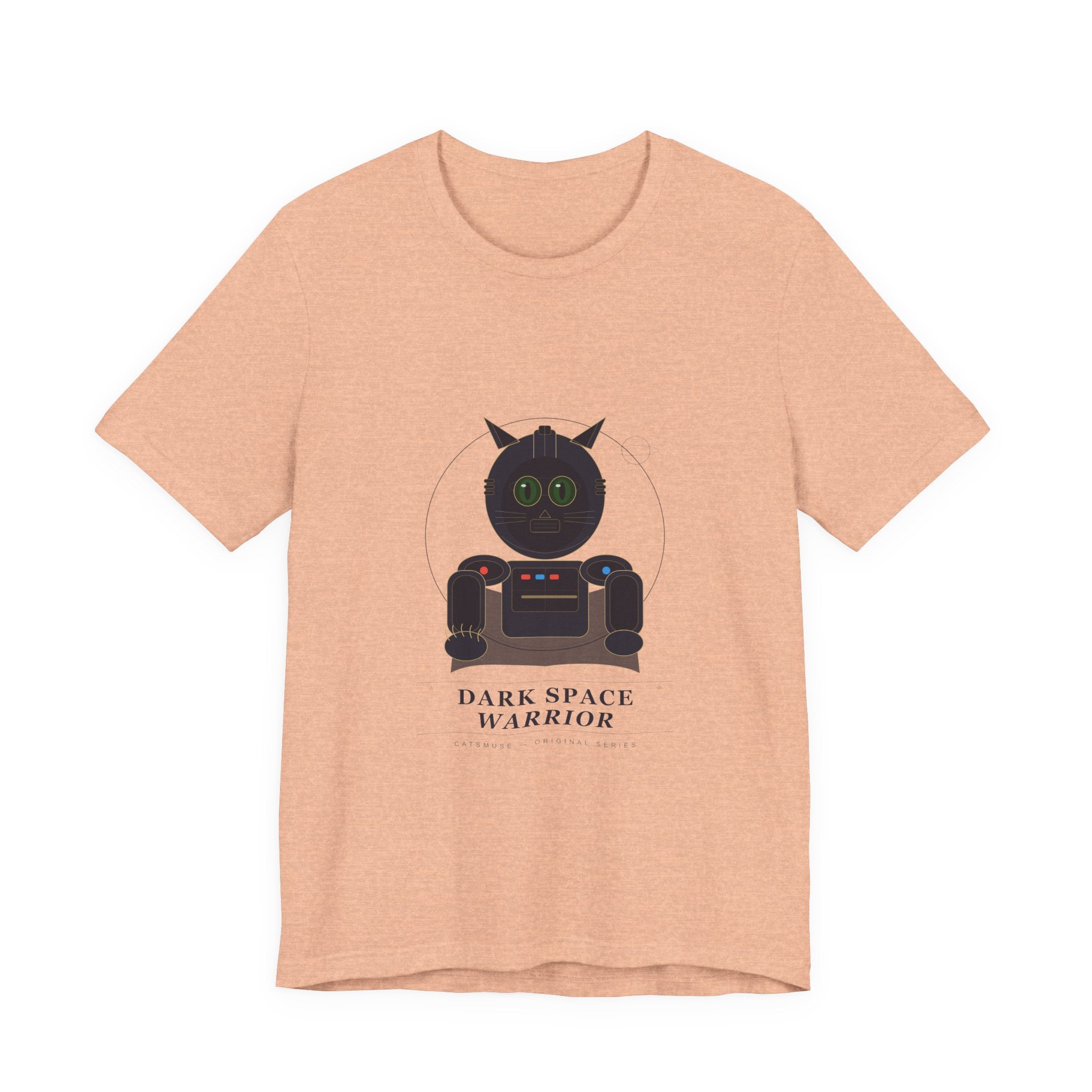 Dark Space Cat Tee — Sci‑Fi Cat Graphic T-Shirt