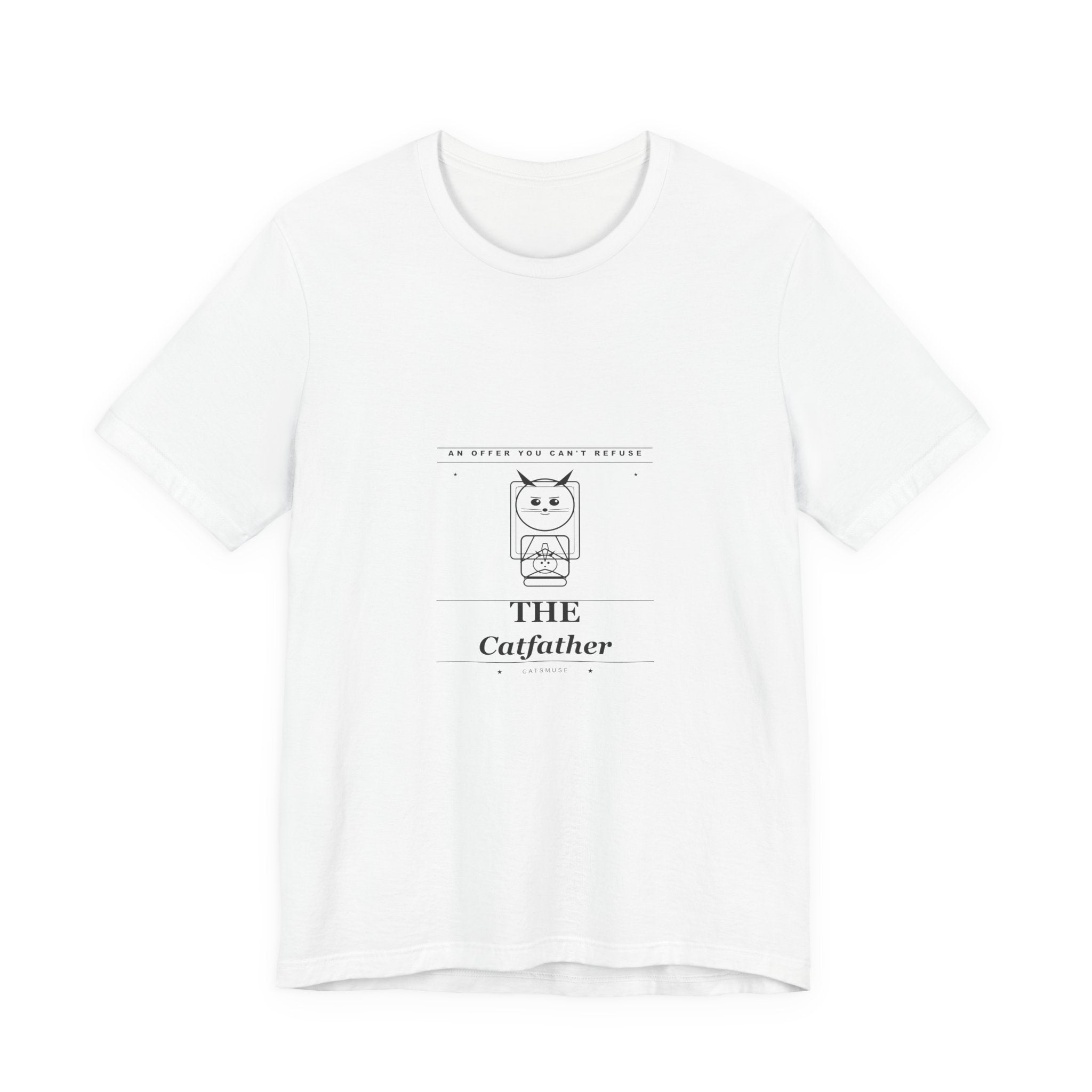 The Catfather T-Shirt — Funny Cat Lover Tee with 'The Catfather' Design