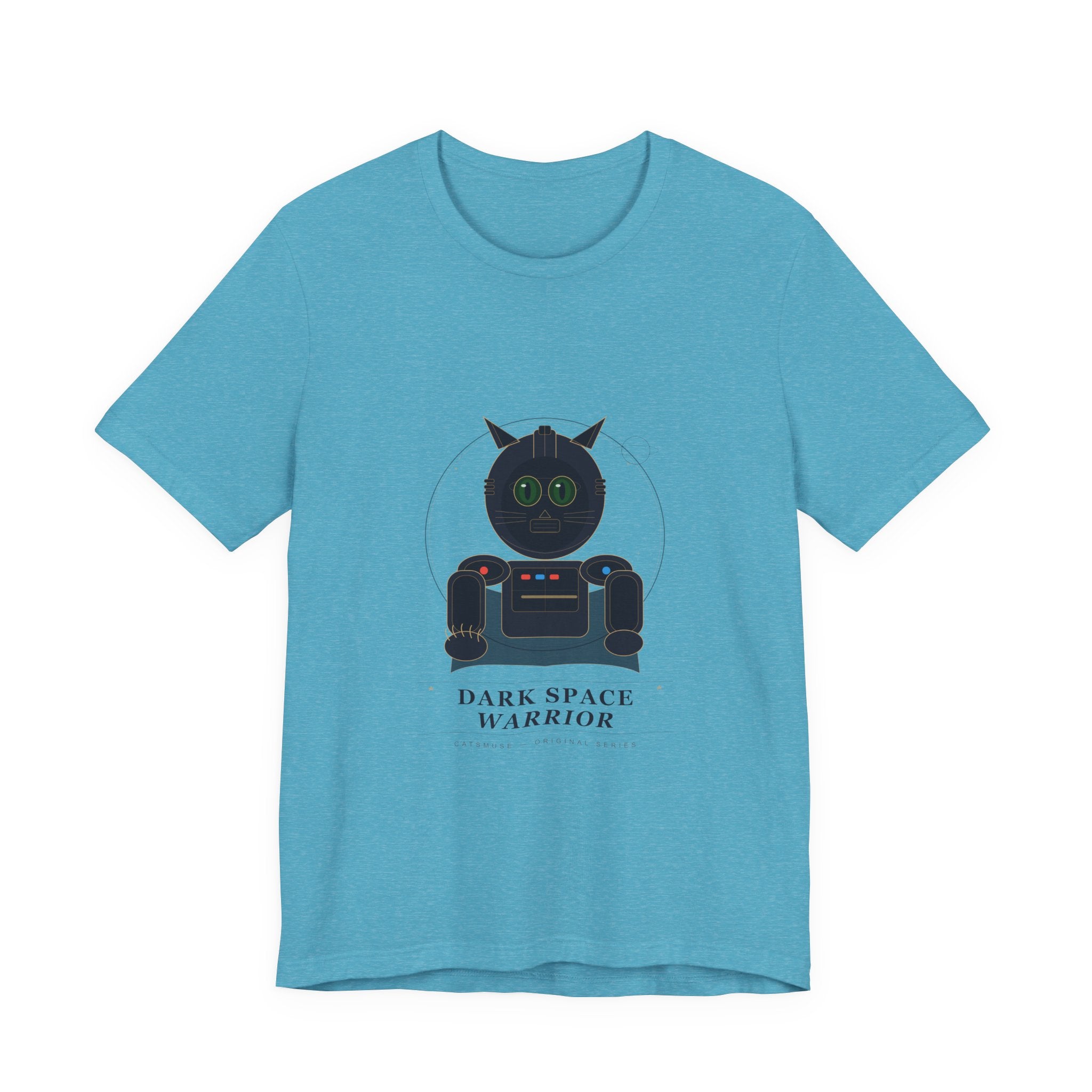 Dark Space Cat Tee — Sci‑Fi Cat Graphic T-Shirt